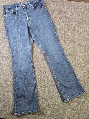 Levi’s 725 Womens 31x32 High Rise Bootcut Jeans Blue Stretch Denim